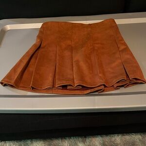 Shinestar Rich Brown A-Line Skirt